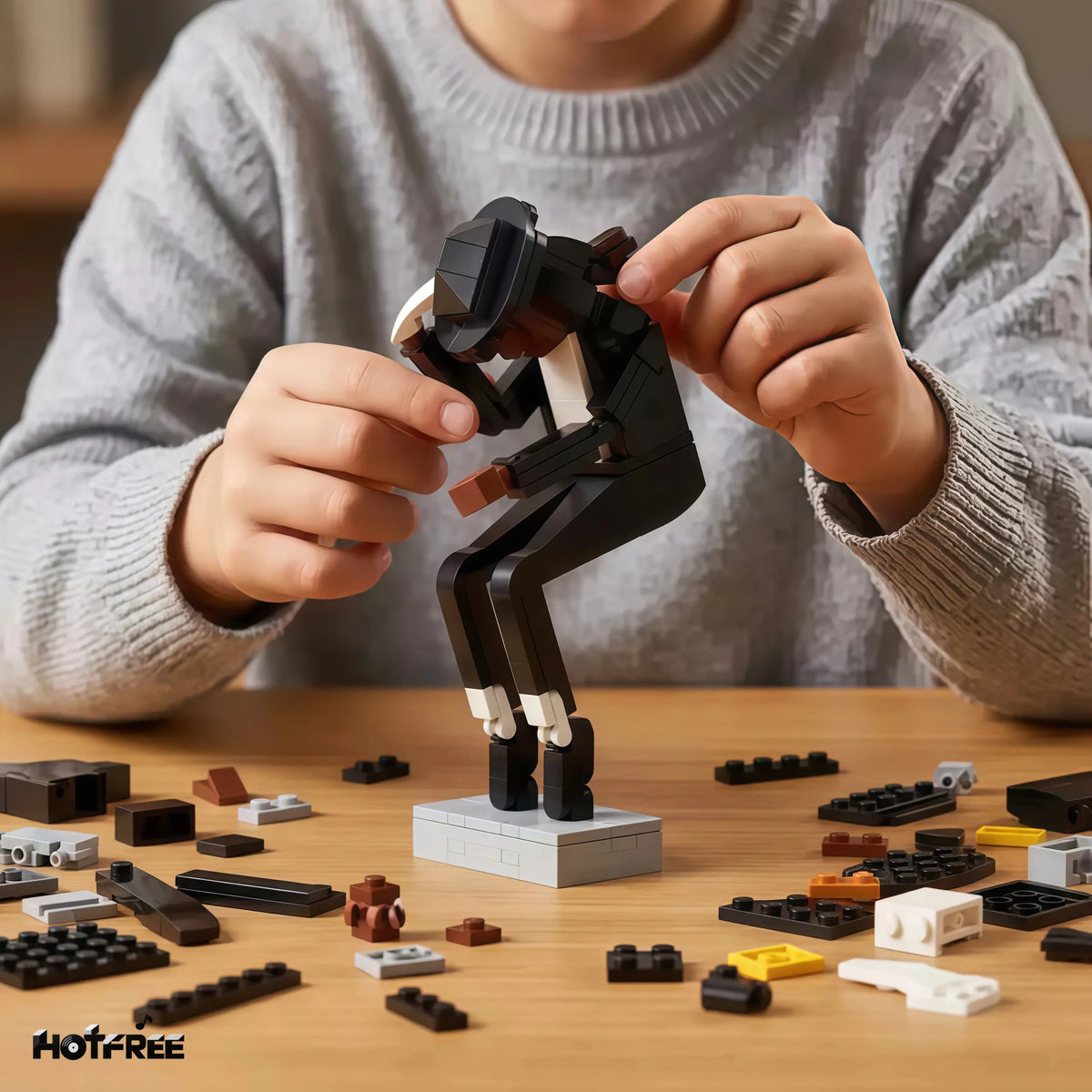 Building Block Toy for Assembling Michael Jackson, Classic Dance Pose Figure, Tribute to a Legendary Icon, Gift for Michael Jackson Fans