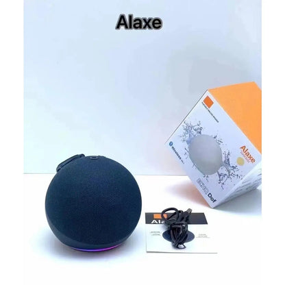 Mini RGB Multifunctional Portable Wireless Speaker with Button, Built-In Li-Ion Cell, Compact Stereo Audio, USB Charging, Waterproof Subwoofer, RGB Lights for Outdoor/Home Use, Compatible with Smartphones & Memory Cards