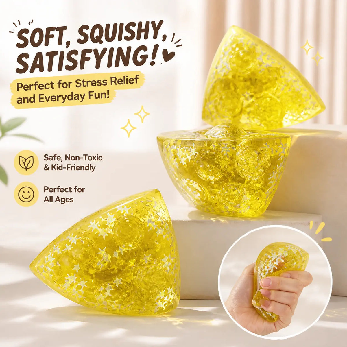 5 PCS Halloween Squishy Fun Box Sensory Toys, Slow Rising Ghost & Malt Sugar Texture Glitter Pumpkin Squishies, Soft Stretchy Squeeze Fidget Toys for Stress Relief, Halloween Gifts & Goodie Bag Stuffers, Kids Adults Trick or Treat Party Favors Backtoschoo