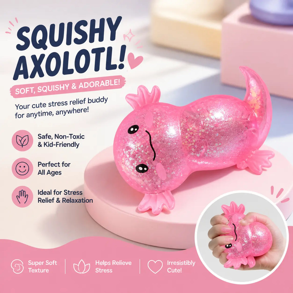 5 PCS Halloween Squishy Fun Box Sensory Toys, Slow Rising Ghost & Malt Sugar Texture Glitter Pumpkin Squishies, Soft Stretchy Squeeze Fidget Toys for Stress Relief, Halloween Gifts & Goodie Bag Stuffers, Kids Adults Trick or Treat Party Favors Backtoschoo